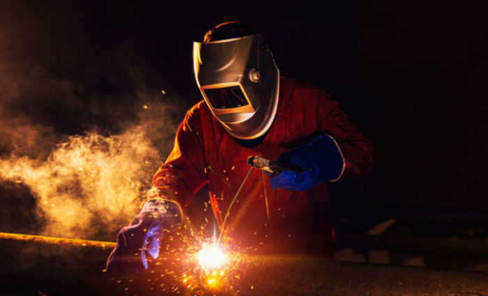 Injured Steelworker